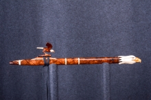 Brazilian Rosewood Burl Native American Flute, Minor, High C-5, #S1D (6)